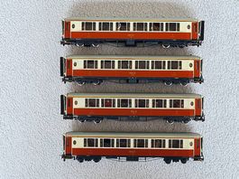 TOP Ferro-Suisse RhB Salonwagen-Set ohne OVP Vitrinenmodelle