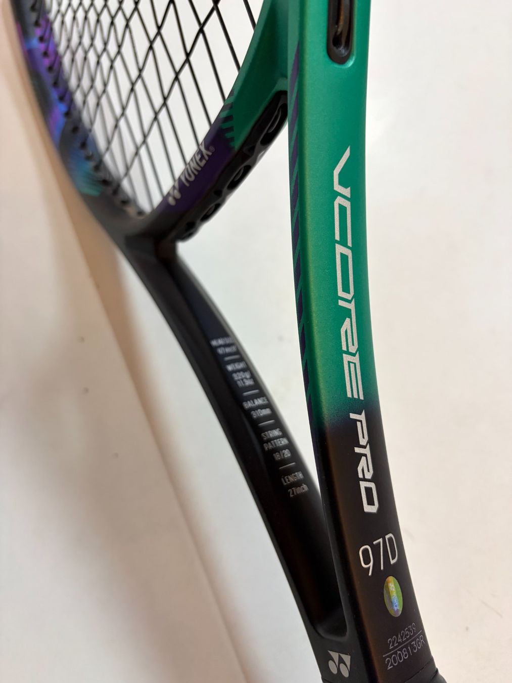 Yonex Schläger: YONEX VCORE PRO 97D GRIP 2 – Gebraucht aus lugano von YOYO-TENNIS 1