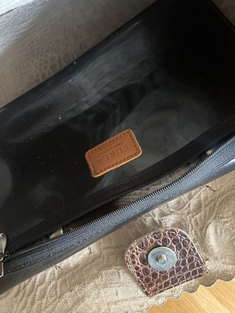 Furla Borse da donna: Furla Brown Croc Embossed Leather Tote – Usato da Zürich venduto da ralph__ 8