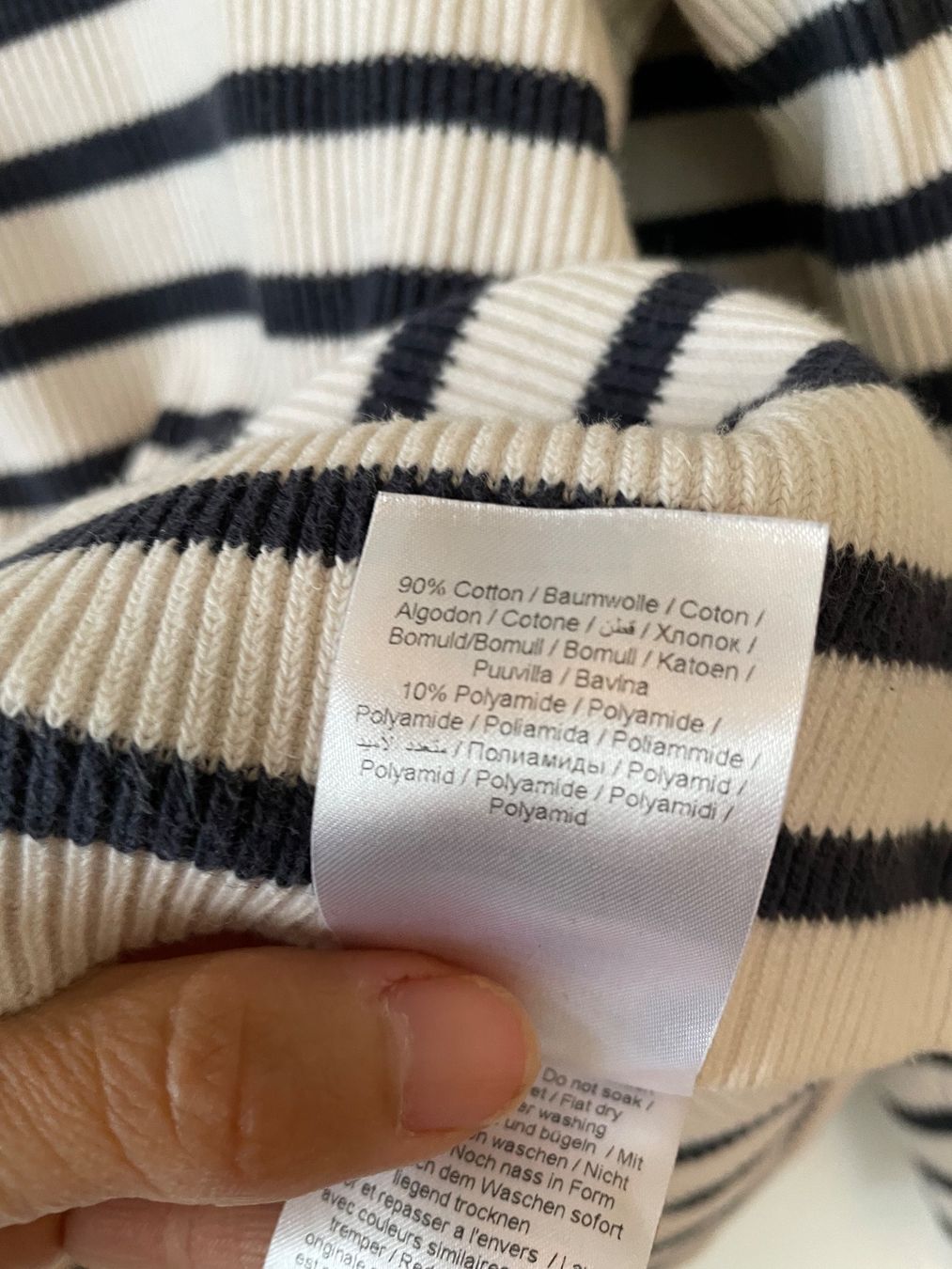 Pullover & Sweatshirts: Part Two Streifenpullover M, Maritimer Feinstrick creme/navy – Gebraucht aus Neukirch an der Thur von bee88 3