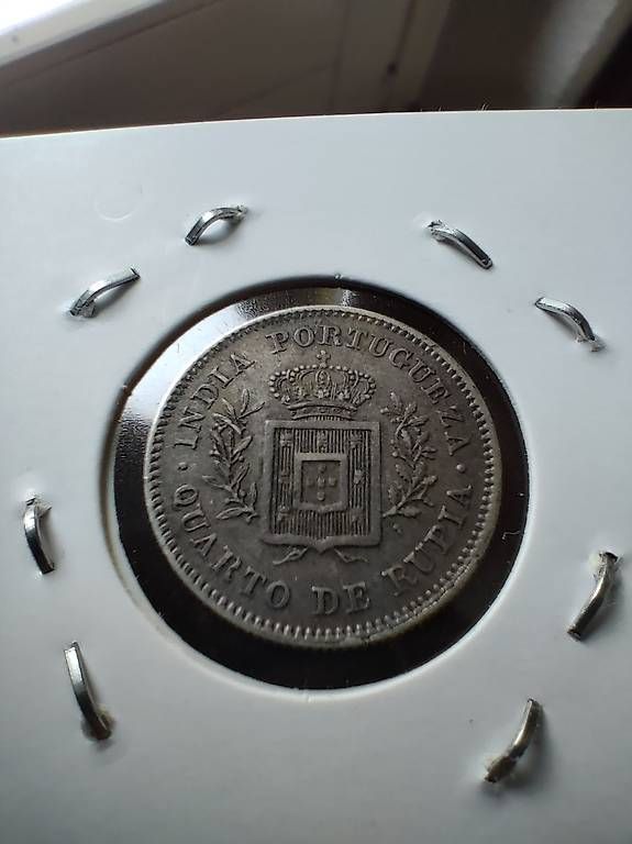 Tutti le monete: 1/4 Rupia Índia 1881. – Usato da Weiningen TG venduto da NumisBila 1