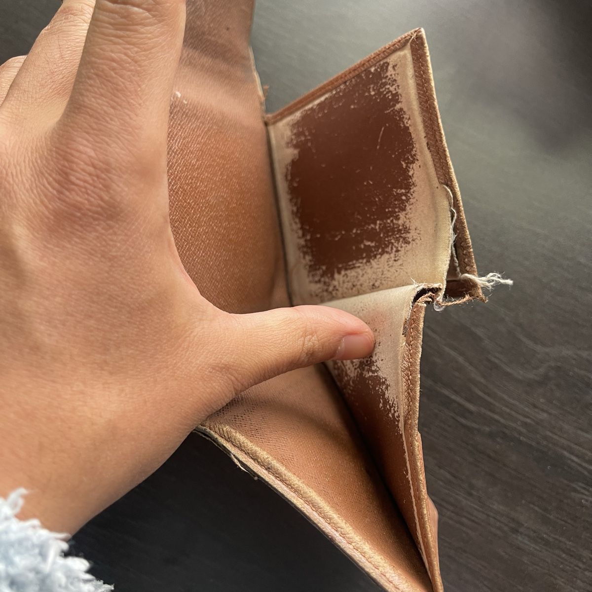 Louis Vuitton Portafogli: Vintage Louis Vuitton 2 Double Side Monogram Wallet – Usato da Genève venduto da FoundTears 4