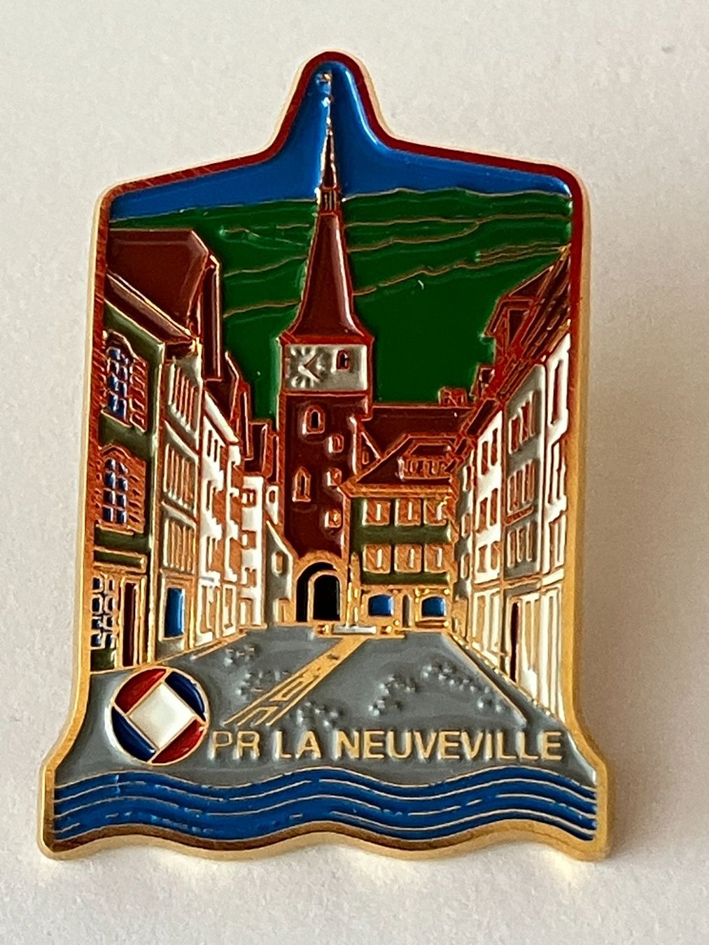 Placchette & Badge: 1 Pin PR la Neuveville – Usato da Basel venduto da djwwpp