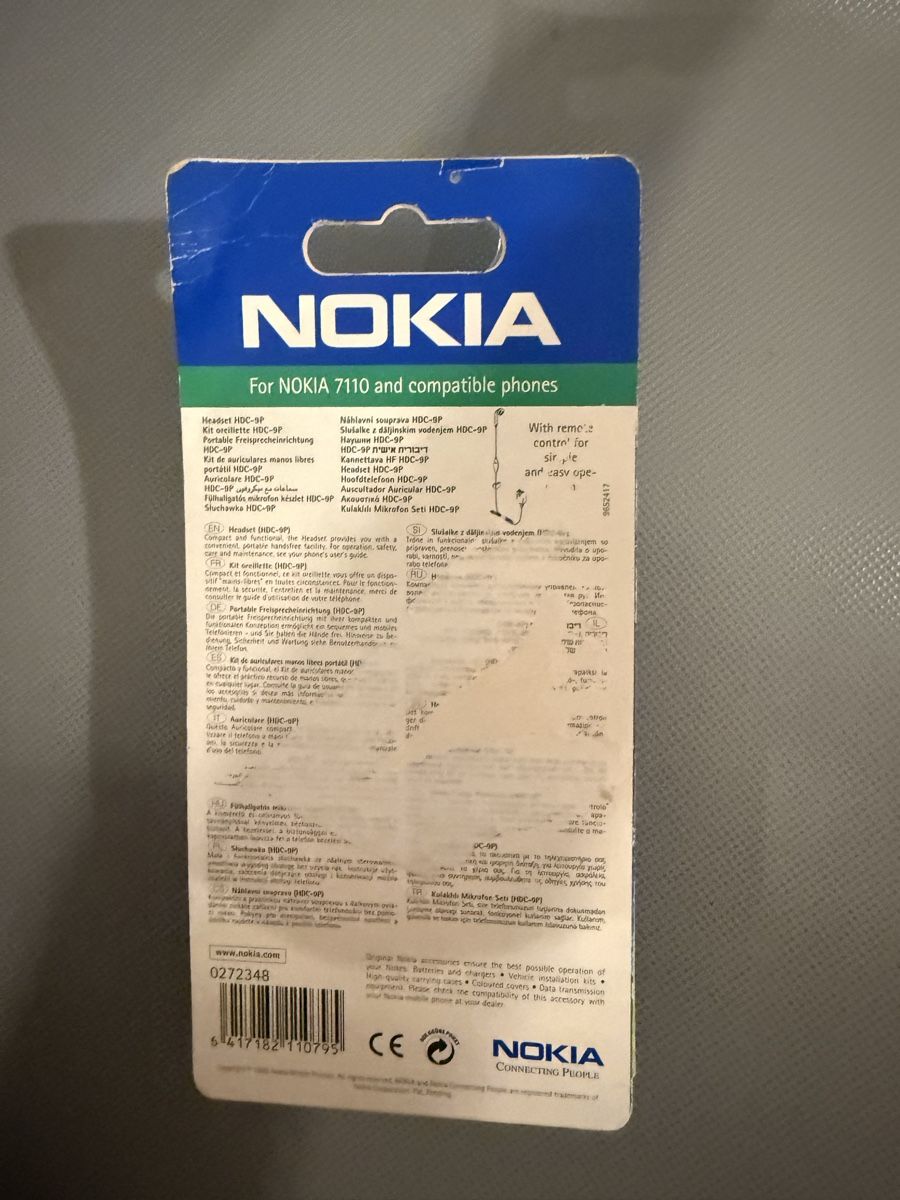 Nokia Kopfhörer: Nokia Headset HDP-9P – Neu und originalverpackt aus Embrach von Tom1717 1