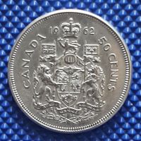 50 Cents Canada 1962 en argent