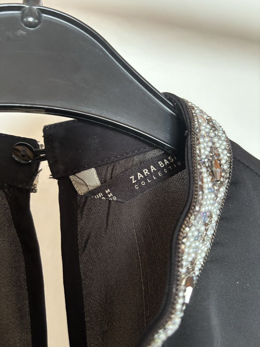 Zara Camicette: Zara Bluse mit Strasskragen – Usato da Stallikon venduto da Rsiri 2