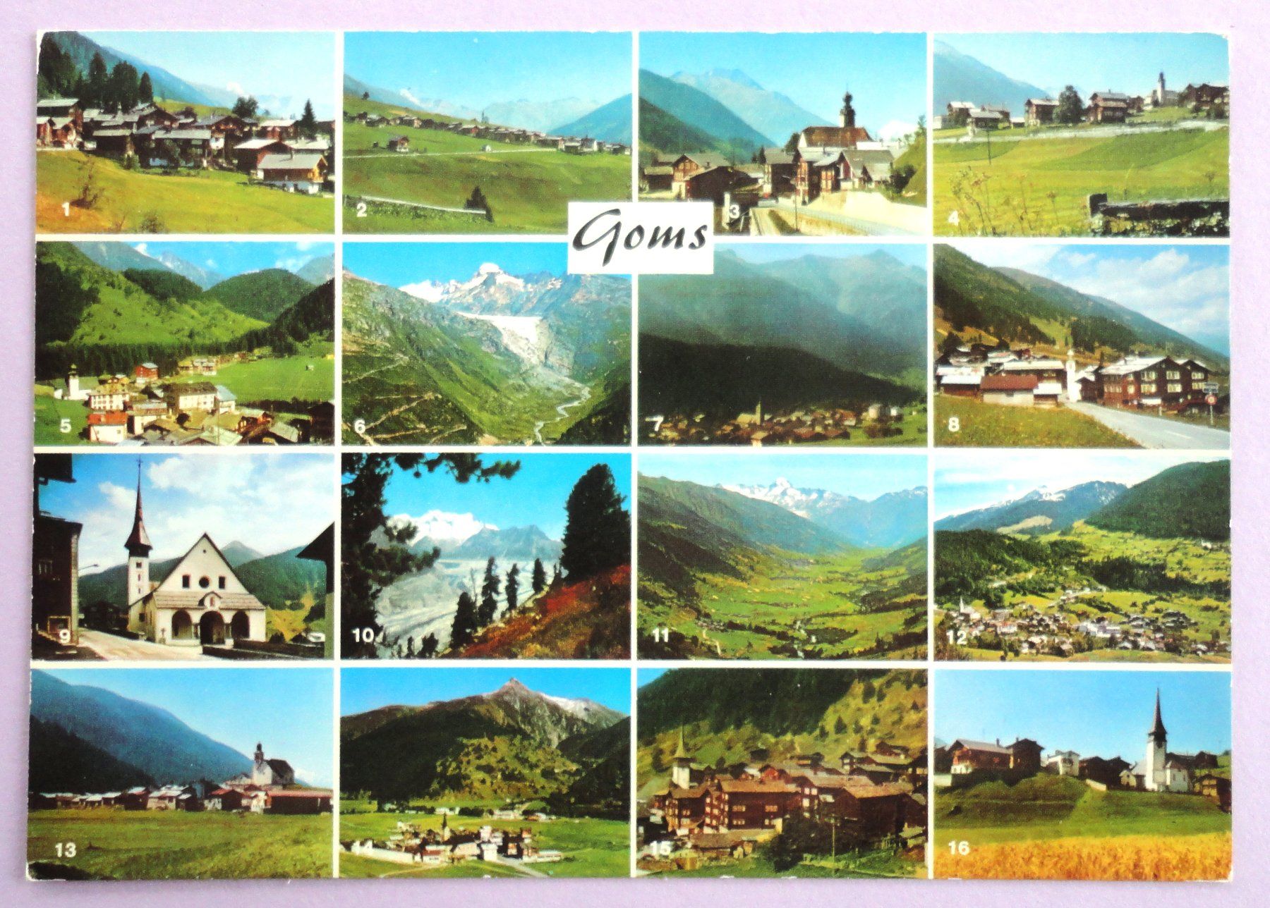 Cartoline postali: Goms im Wallis – Usato da Fétigny venduto da Billy2miny
