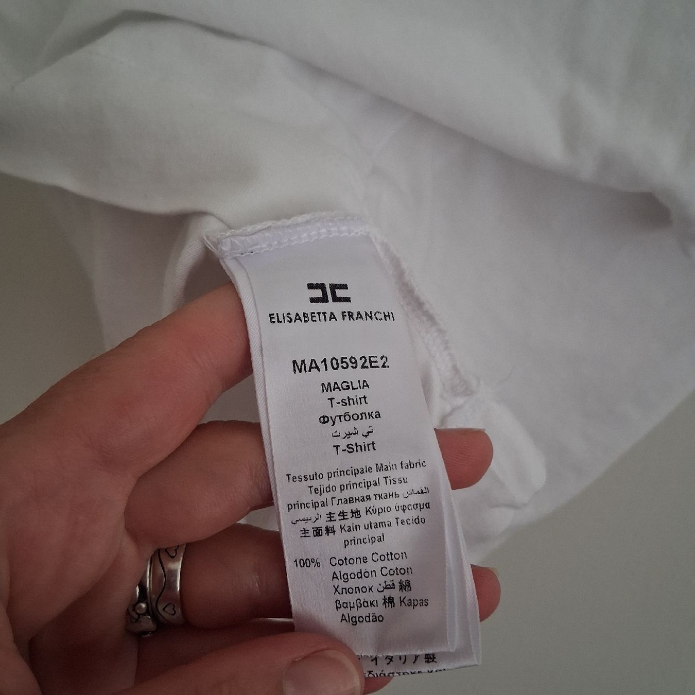 T-shirts: Elisabetta Franchi Macaron Summer Tshirt – Neuf (Voir description) à Wil SG par tre_g2l7 4