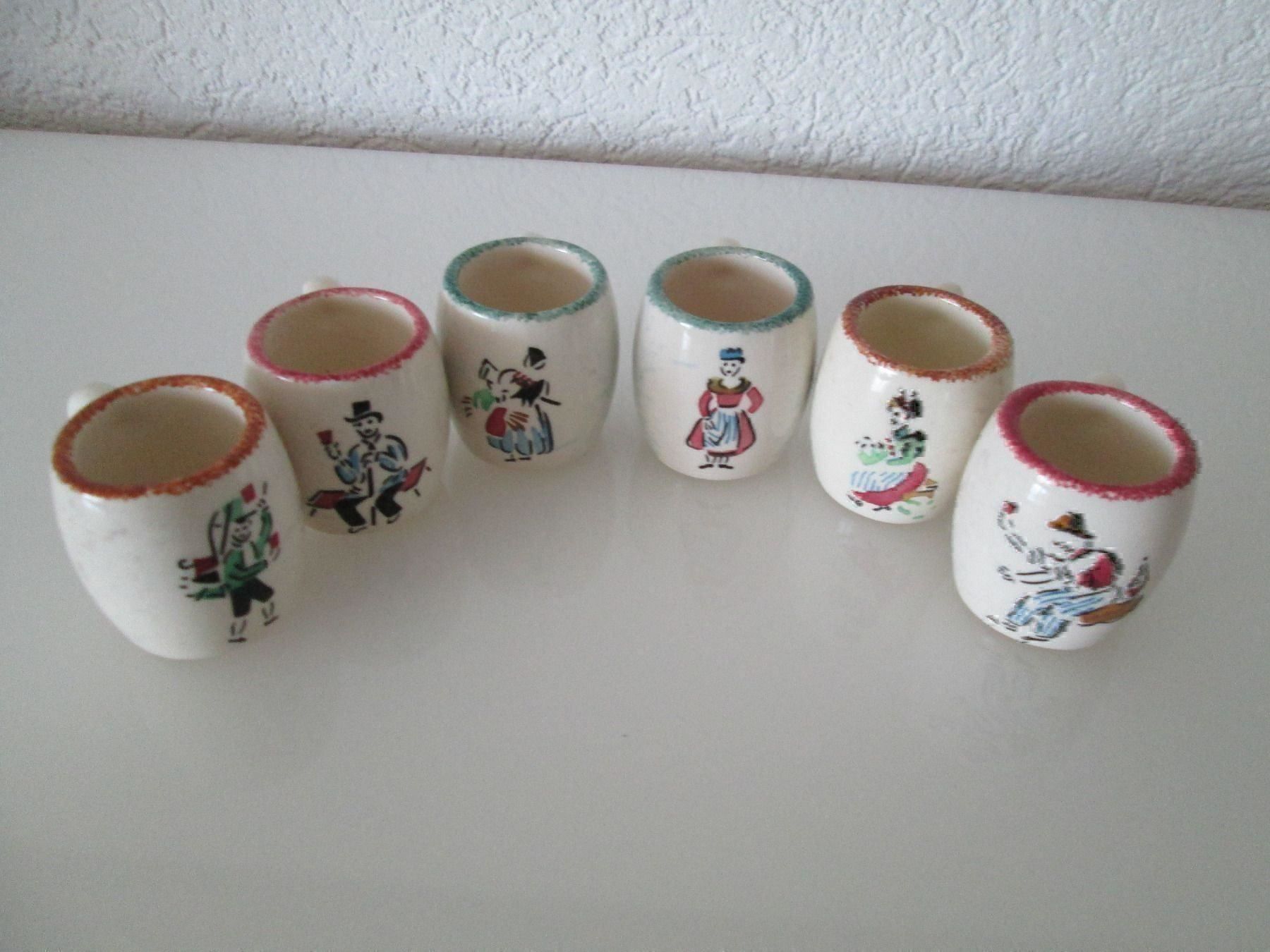 Tazze: 6 Stk.mini Tassen Keramik – Usato da Movelier venduto da ddomenika