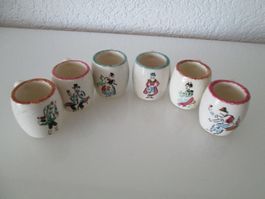 6 Stk.mini Tassen Keramik