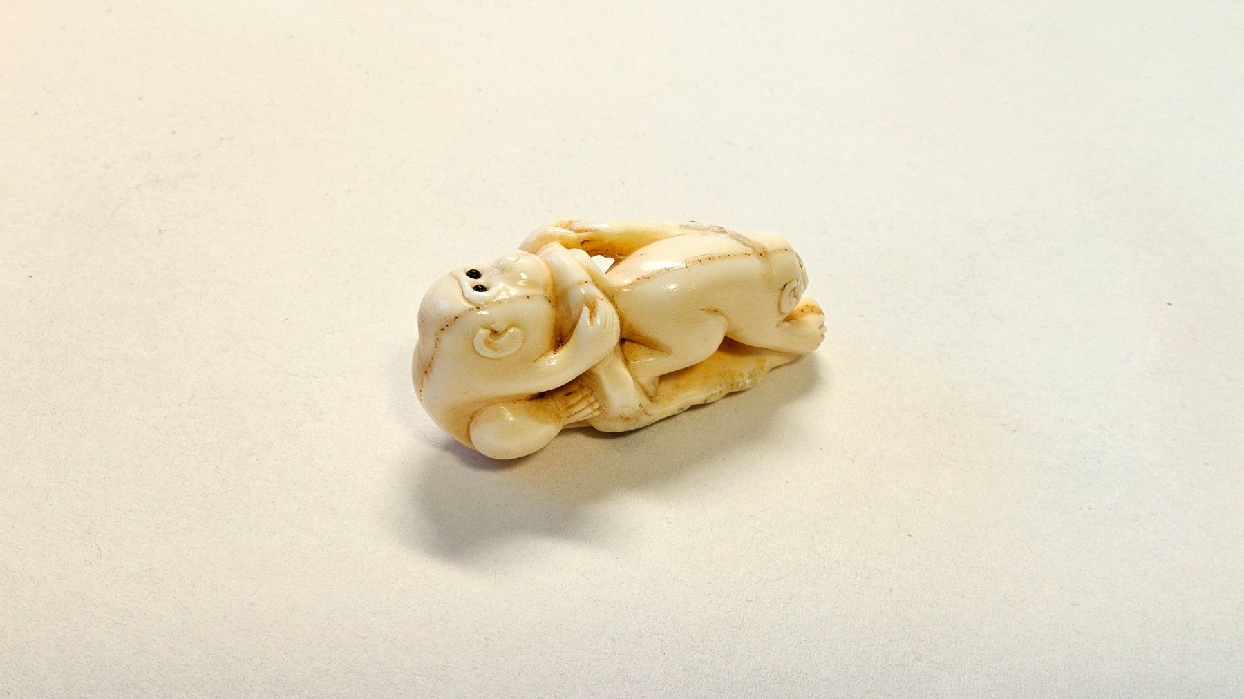 Statuette: Magnifique ancien Netsuke signé – Usato da Malleray venduto da Frederic24 3