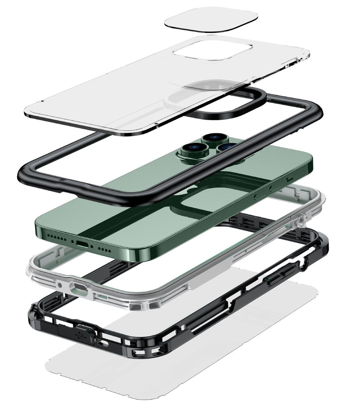 Cover & Protezioni schermo: Coque étanche iPhone 14 pro max Antichoc anti poussière – Nuovo e nell'imballaggio originale da Morges venduto da DigiAC 5