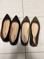 2 pairs of ballerette shoes in size 38
