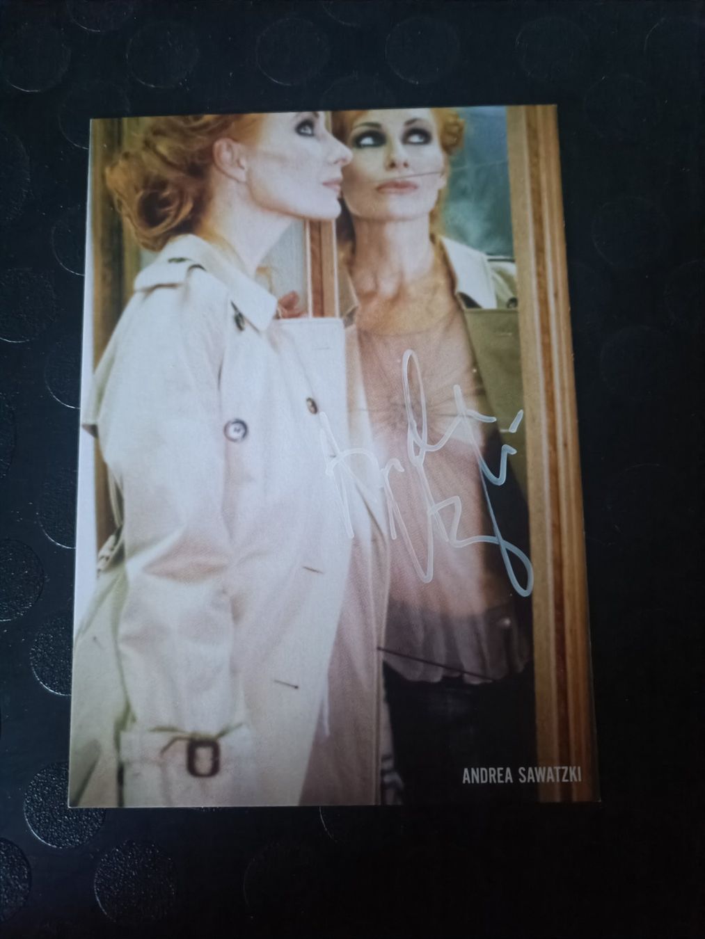 Autografi: Andrea Sawatzki - signierte Autogrammkarte – Usato da Menziken venduto da Artographs