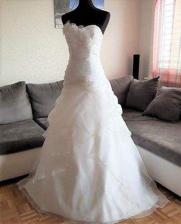 Brautkleid von Amelie, Gr. 36/38 Weiss - AUSVERKAUF!