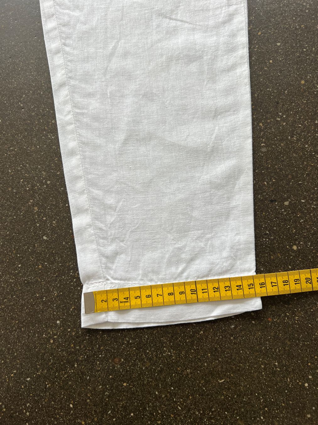H&M Pantaloni: H&M Leinenhose weiss Gr. 34 – Usato da Büetigen venduto da Jabo 4