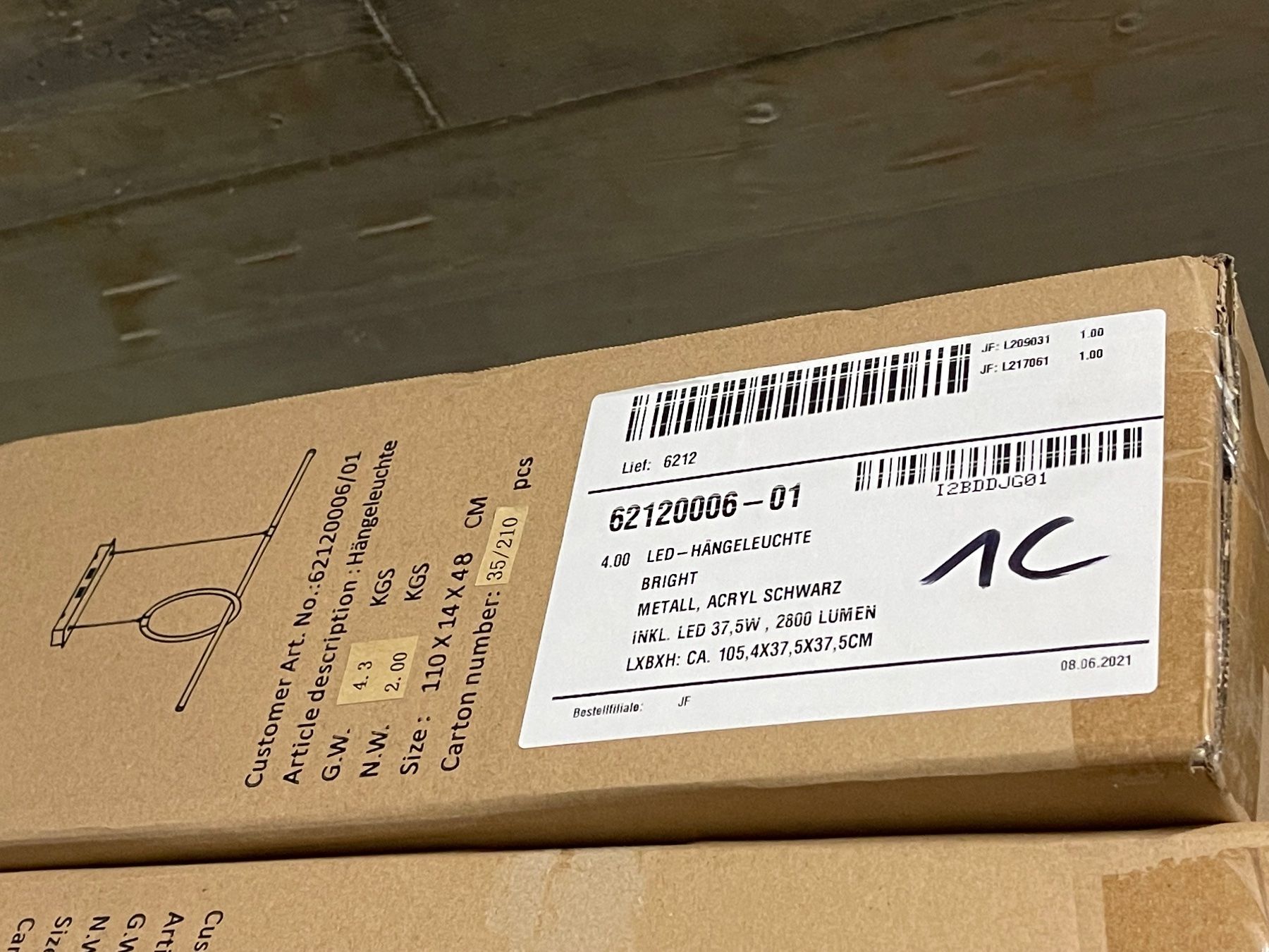 Lampadari & plafoniere: NEUE Lampe Hängeleuchte LED, Originalverpackt NP 249.- – Nuovo e nell'imballaggio originale da Altendorf venduto da RedHairBeast 4