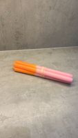 4 Dip-Dye Stabkerzen Rosa/Orange – unbenutzt