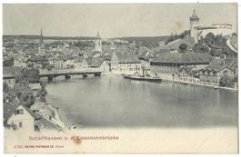 Schaffhausen  v.  d.  Eisenbahnbrücke