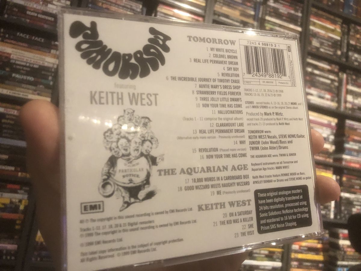 CD: Tomorrow featuring Keith West - cd – Nuovo (secondo la descrizione) da Lausanne venduto da fransadpop 1