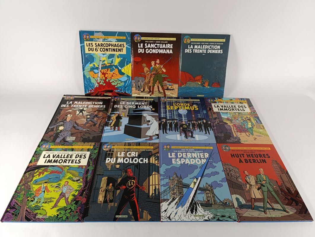 Fumetti: Collection de 22 BD Les aventures de Blake et Mortimer – Usato da Thielle venduto da Plusvalue_Neuchatel 2