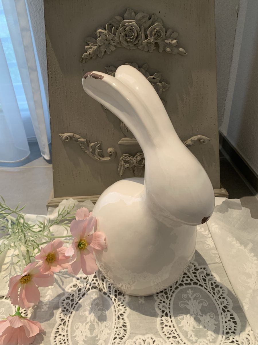 Statuette: Keramik Hase – Nuovo (secondo la descrizione) da Diepoldsau venduto da Luxusdeko