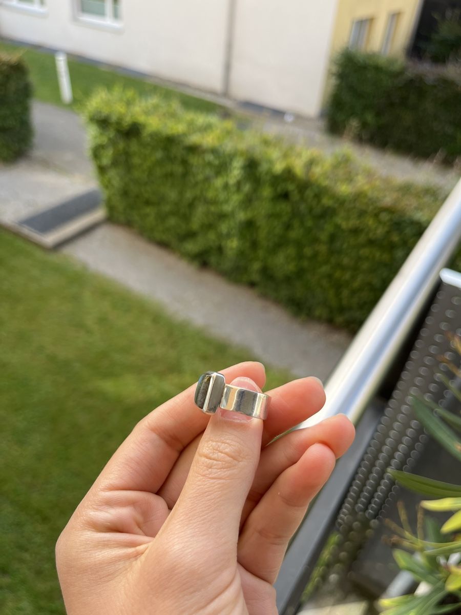 Anelli: Labradorit Ring Silber 925 mit blau grünem Schiller – Usato da Richterswil venduto da Nic_s 2