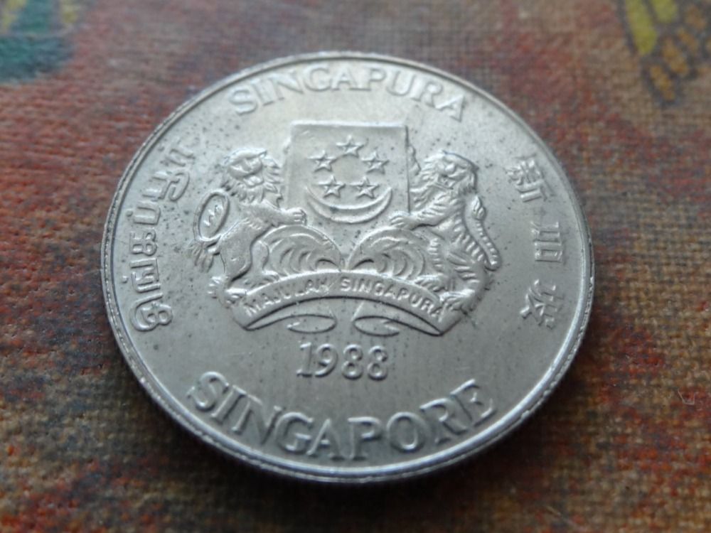 Tutti le monete: SINGAPOUR  20  Cents  1988 – Usato da Romanel-sur-Lausanne venduto da Swift13 1