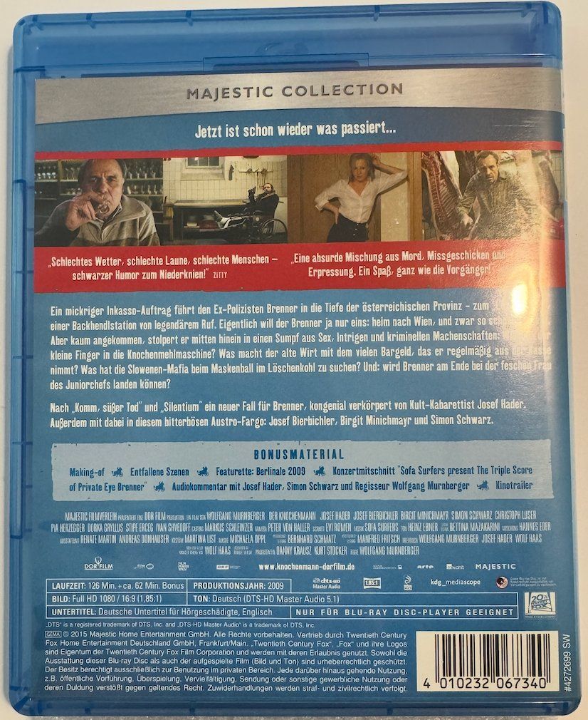 Tutti i DVDs: Blu-ray Disc- DER KNOCHEN MANN – Usato da Wisen venduto da gigisna 2