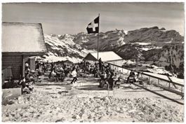 Leysin - Berneuse Restaurant mit Diablerets