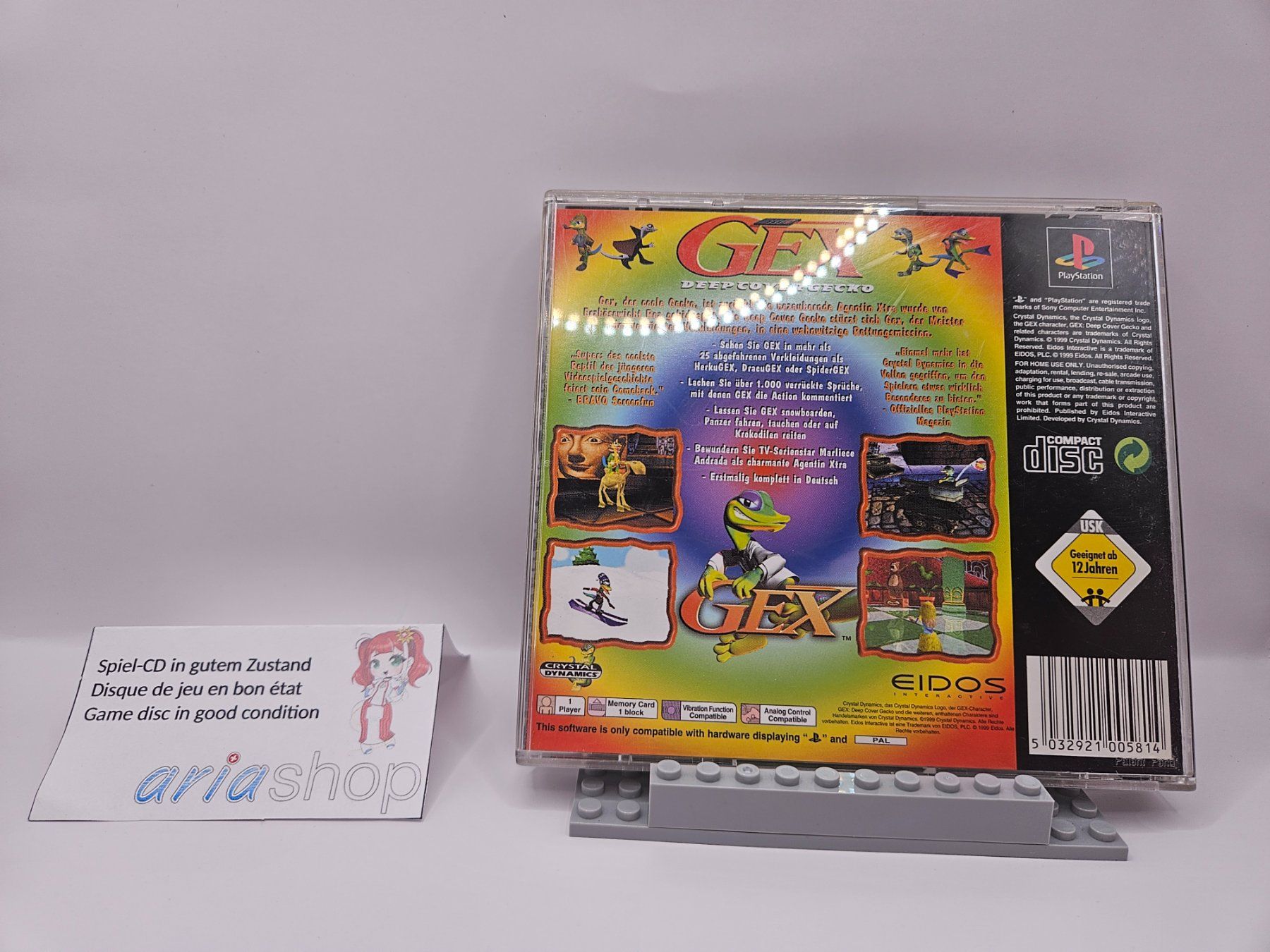 Sony Jeux: Gex : Deep Cover Gecko PS1 CIB FR / DE – D'occasion à Hauterive NE par ariashopch 1