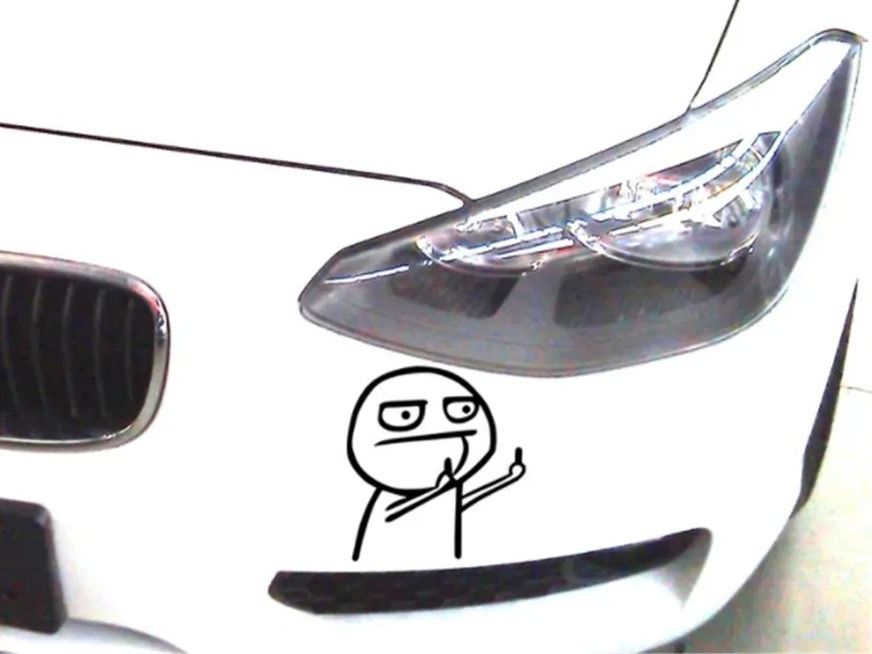 Sticker: Sticker für Auto - Stinkefinger – Nuovo (secondo la descrizione) da Seon venduto da Rambo811