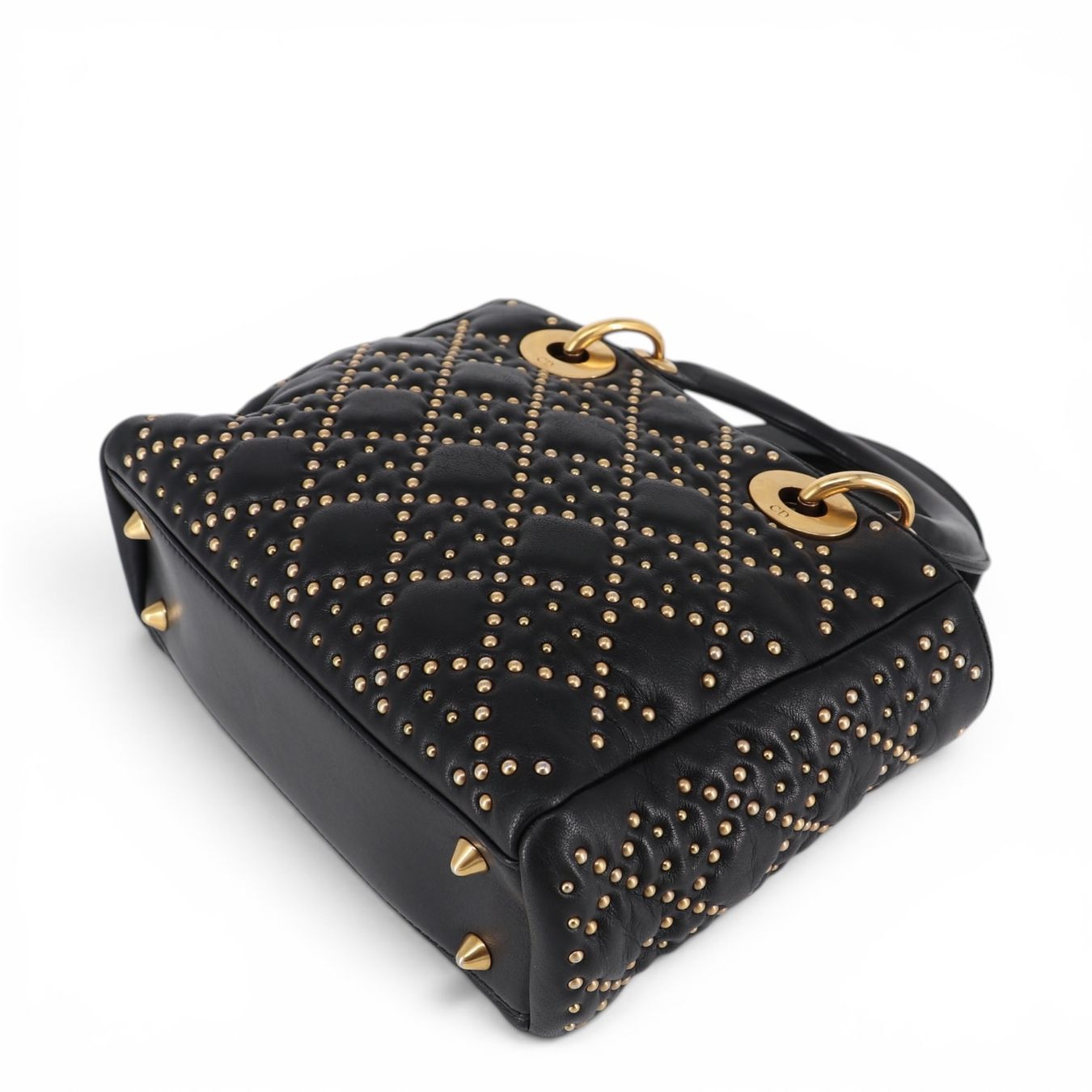 Dior Taschen für Damen: Dior Lady Dior Small Stud schwarz GHW – Gebraucht aus Binningen von Designerlabels 8
