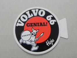 Abziehbild Kleber ca. von Jahr 1980 Automarke Heja Volvo 66