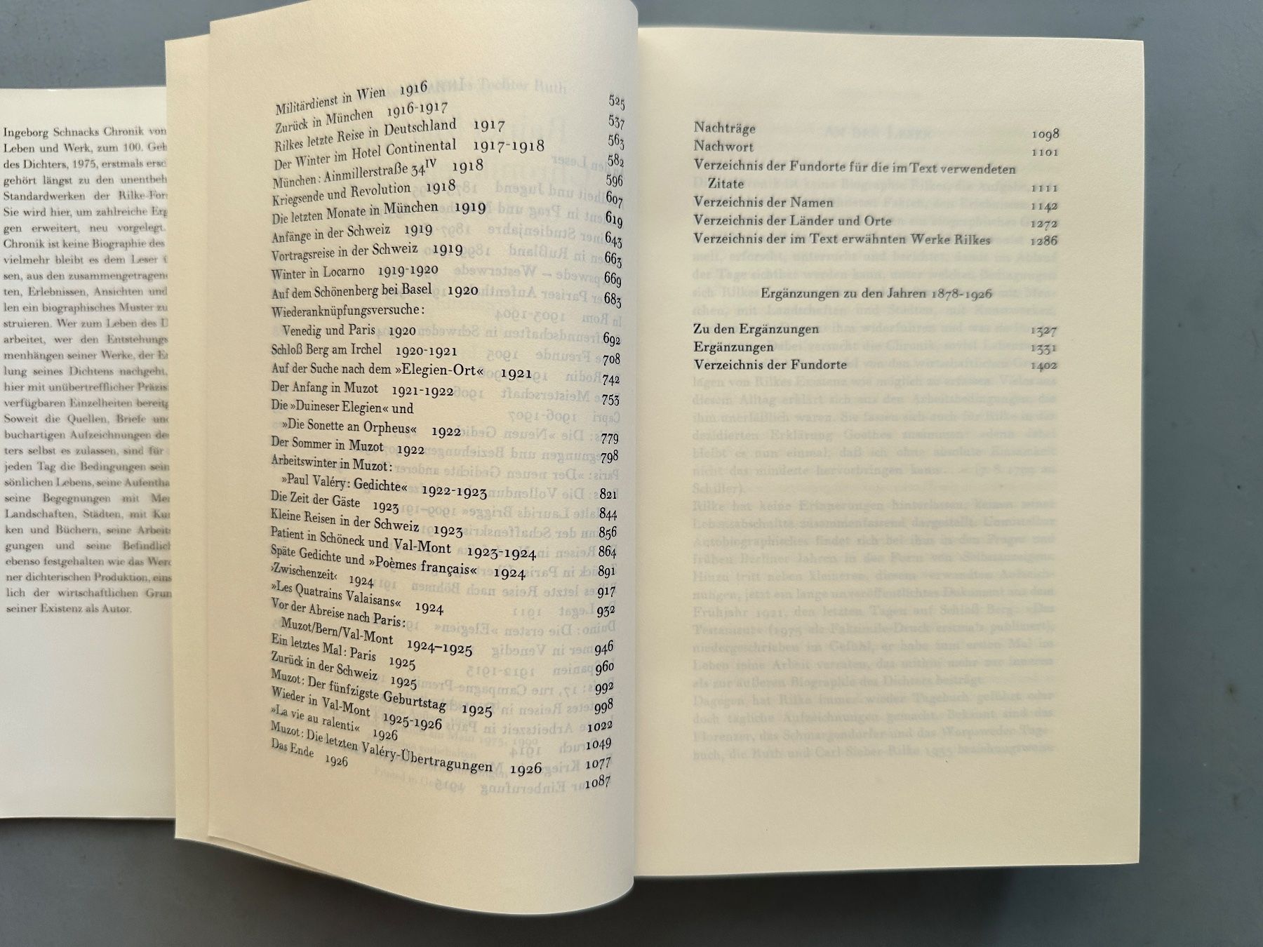 Libri: Ingeborg Schnack: Rilke Chronik. – Usato da Zürich venduto da allp 4
