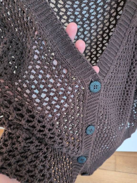Giacche: Strickjacke braun 100% Baumwolle Gr. L – Nuovo (secondo la descrizione) da Bern venduto da samtgrau 2
