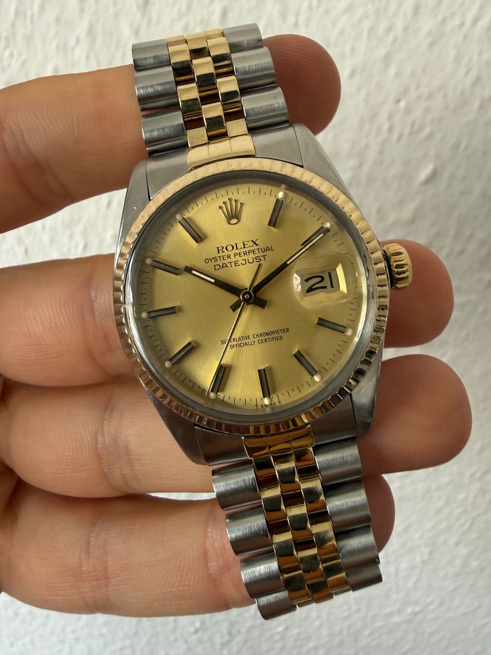 Rolex Orologi: Rolex Datejust 16013 Two-Tone – Usato da Genève venduto da SG_73