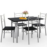 Esstisch & Stühle Set - 5 Teilig - Eiche