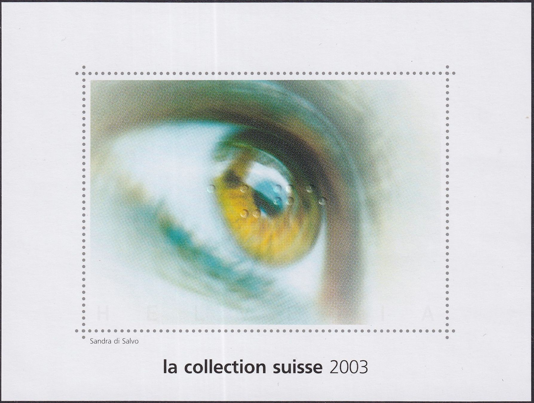 Tutti i francobolli: 2003: ungebrauchte VIGNETTE aus Jahresbuch "AUGE" – Usato da Sursee venduto da Luzernerraute