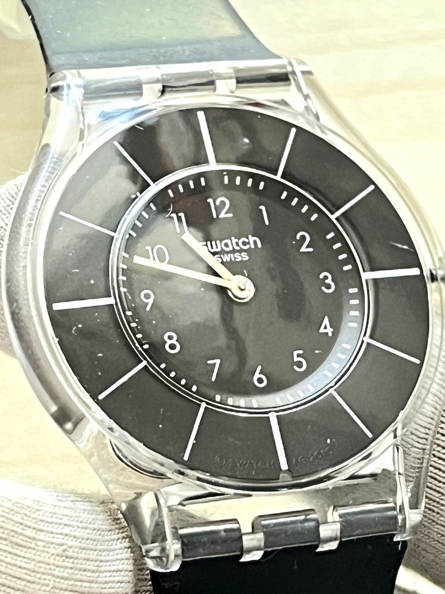 Swatch Uhren: Swatch Skin Uhr schwarz transparent  – Gebraucht aus Grenchen von chththl 1