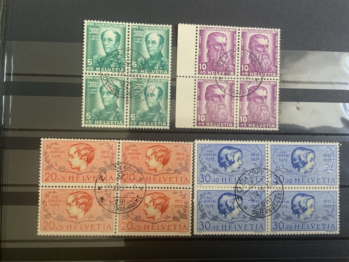 Alle Briefmarken: Juventute Briefmarken – Gebraucht aus Binningen von chr_cr5n