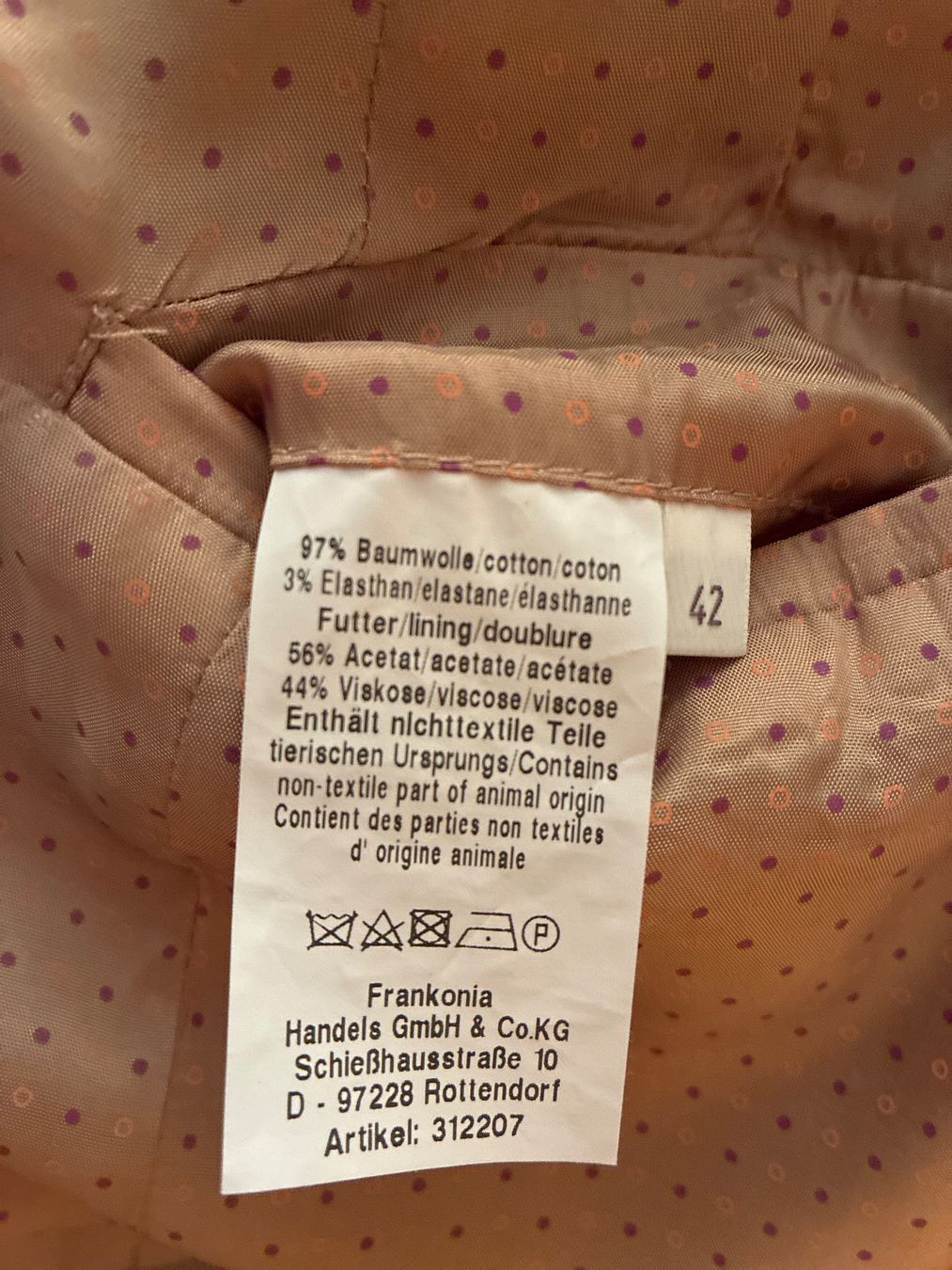 Giacche: Blazer von Brigitte von Schönfels Gr 42 – Usato da Davos Platz venduto da nanigl 4