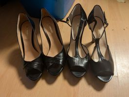 2 Paar High Heels, Gr. 40