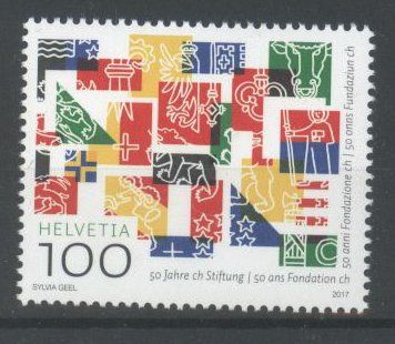 Tutti i francobolli: 2017, Sondermarke 50 Jahre ch Stiftung ** – Usato da Willisau venduto da Vollstempel