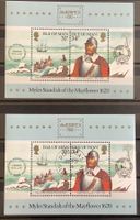 1986 Insel Man - GB - Mayflower / Block 8 Postfrisch** + ET