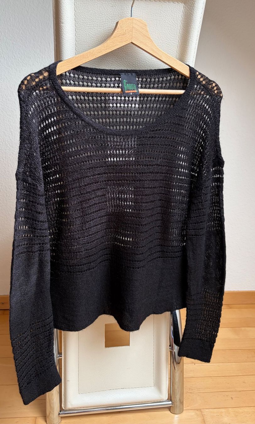 Maglioni & Felpe: Amauta Alpaka Wolle Pullover mit Lochmuster Gr.S – Usato da Unterägeri venduto da Jutka_04 2