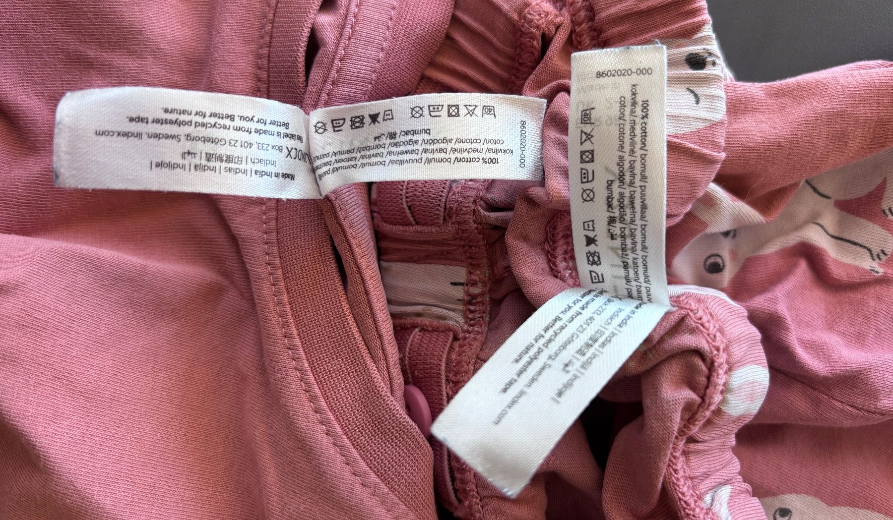 Pigiama & Simili: Pyjama Set Lindex rosa, Grösse 98/104 – Usato da Brugg AG venduto da tsannen 2