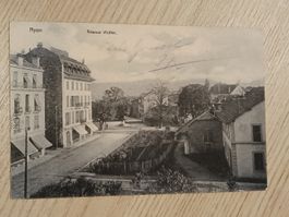 Alte PK / Nyon - Avenue Viollier Gelaufen 1904