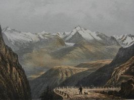 Berner Alpen vom Simplon aus