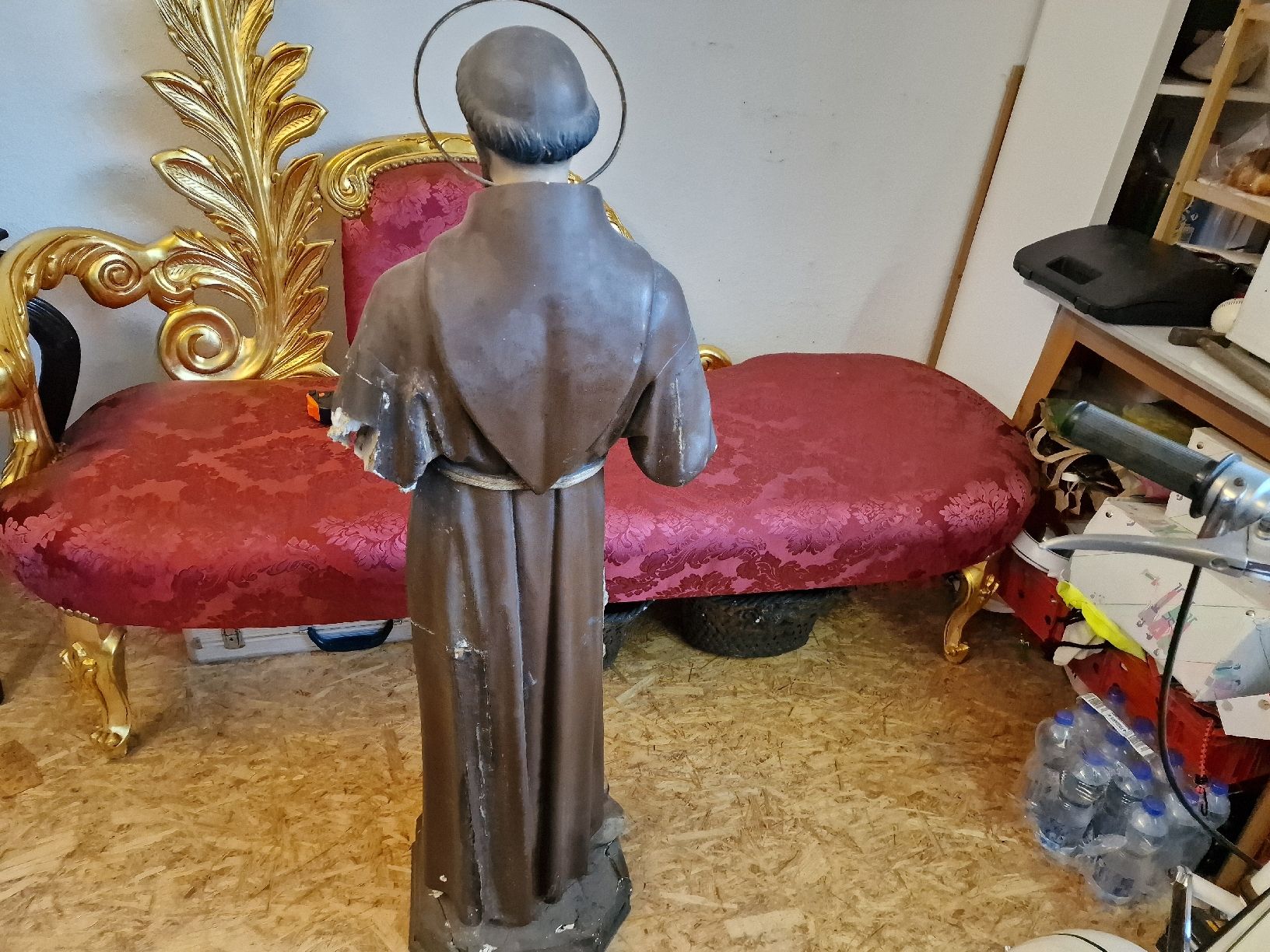 Statuette: heilige figur gibs holz – Usato da Mettlen venduto da elios0888 7